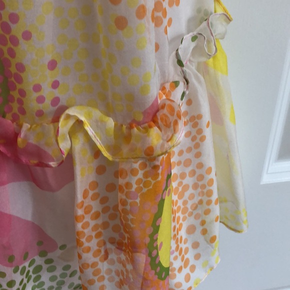 Flower power: Pristine Milly floral silk chiffon cocktail dress - Picture 4 of 7